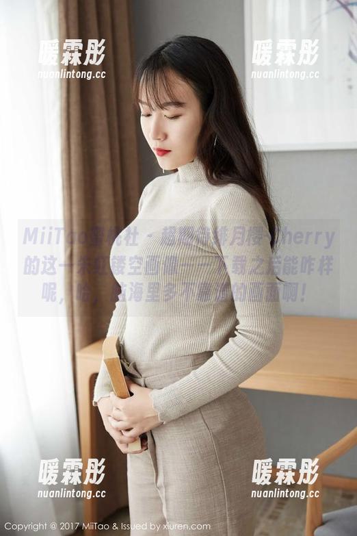 MiiTao蜜桃社 - 超期待绯月樱-Cherry的这一朱红镂空画像——下载之后能咋样呢，哈，脑海里多不靠谱的画面啊！