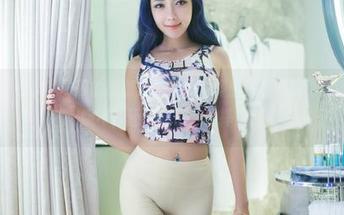 推女郎 - 收录李丽莎的瑜伽美图合集：仰望，我可能也想试试……哦不，还是算了，怕摔惨。